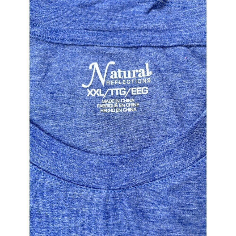 Natural Reflection Women’s Mazarene Blue Shirt Sleep Loungewear Size XXL - Picture 10 of 12